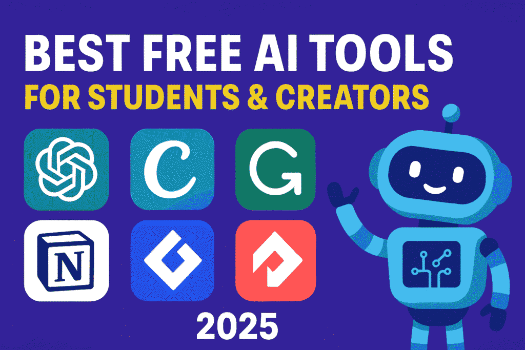 Top Free AI Tools for Students & Creators in 2025